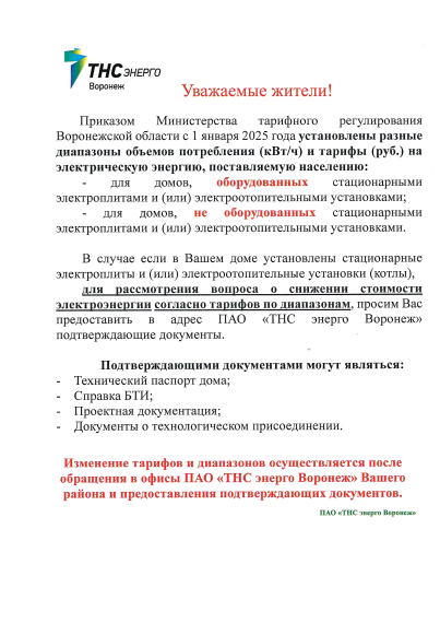 ТНС-Энерго информирует. ТНС-Энерго информирует.